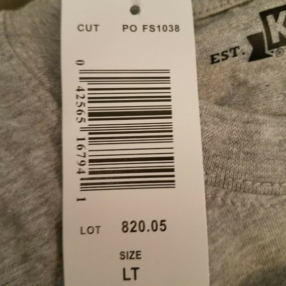 Key Apparel Men's Big-Tall Short Sleeve Heavyweigh - Picture 4 of 4